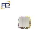 مکانیزم کلید سه پل سفید مدل آذین (پارت الکتریک) 66 مکانیزم کلید سه پل سفید مدل آذین (پارت الکتریک)