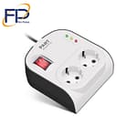 محافظ دو خانه ارت دار با کلید و کابل 5 آنالوگ یخچال پارت 106 محافظ دو خانه ارت دار با کلید و کابل 1/8 آنالوگ یخچال پارت