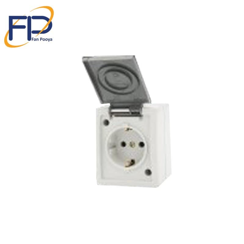 پریز بارانی روکار بهداد الکتریک پریز بارانی روکار بهداد الکتریک